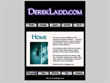 Tablet Screenshot of derekladd.com